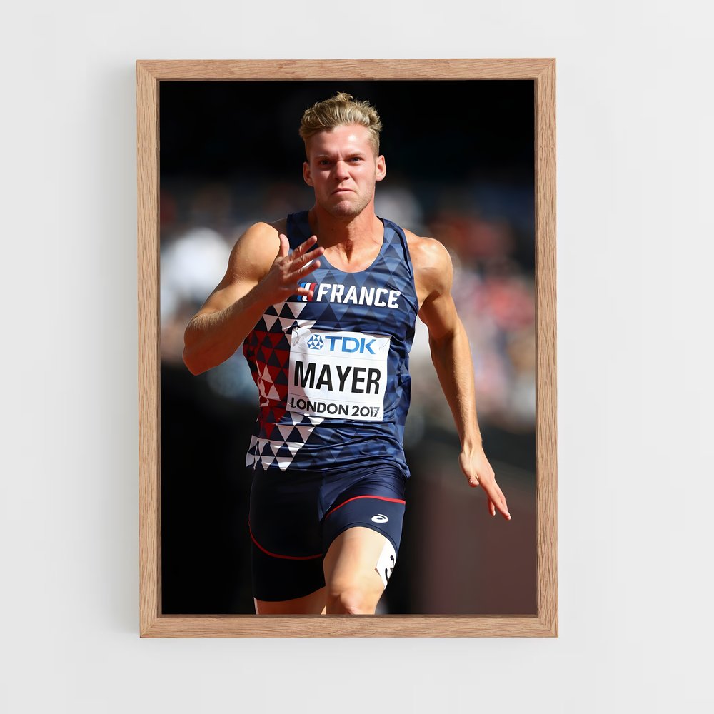 Poster Sprint Étoilé – affiche Athlétisme (vue 4)